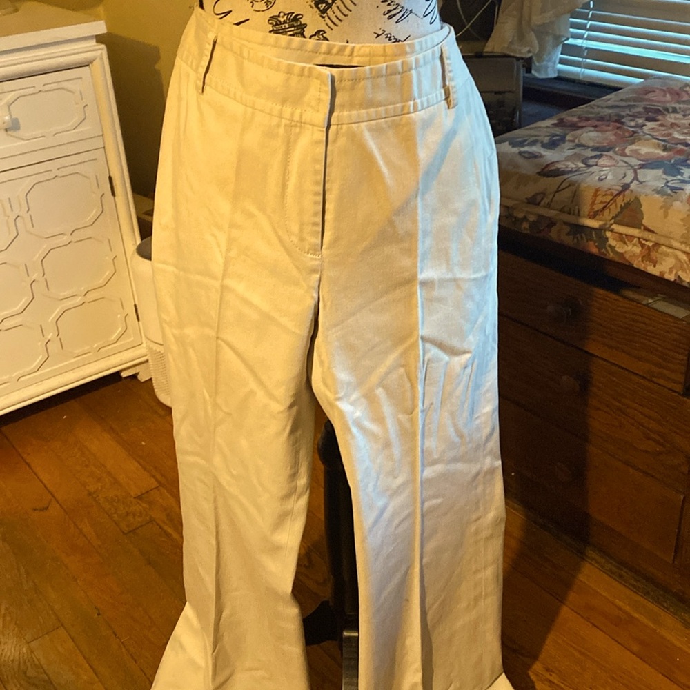 ISDA&CO BEIGE WIDE LEG PANTS SIZE 8